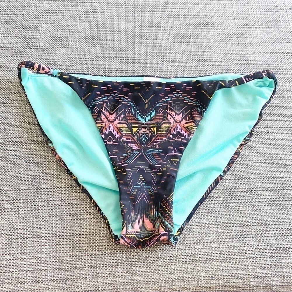 NOBO black geometric pattern bikini Bottom Small